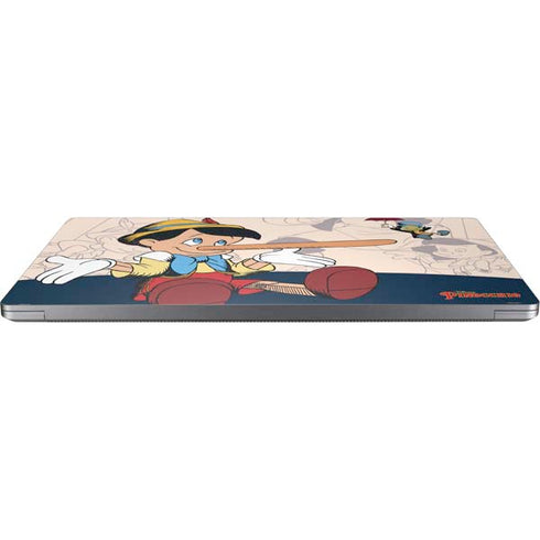 Disney Pinocchio and Jiminy Cricket Universal Laptop 16in (13 x 9.4in) Skin